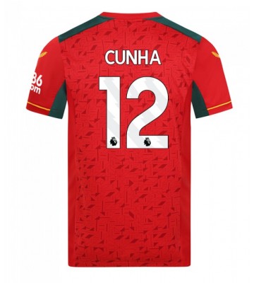 Wolves Matheus Cunha #12 Segunda Equipación 2023-24 Manga Corta